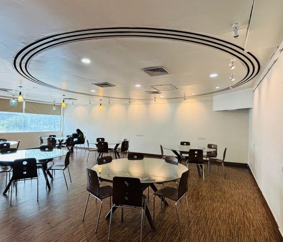 Cafeteria with Atal Bridge View - Kplex Coworking Space in Vadodara